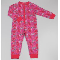 GF4187: Girls All Over Print Floral Cotton Onesie (2-6 Years)